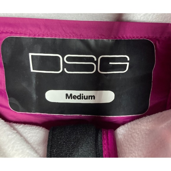 DSG Realtree Camo Quilted Jacket Womens Medium Pink Hooded Full Zip Outdoors - Picture 5 of 10